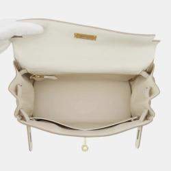 Hermes Craie Togo Leather Kelly Retourne 28 Bag