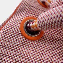 Hermes Orange / Framboise Cotton Les Cabanes Backpack