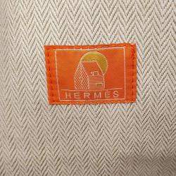 Hermes Orange / Framboise Cotton Les Cabanes Backpack