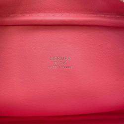Hermes Rose Azalee Swift Leather Size Plume Bag