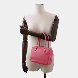 Hermes Rose Azalee Swift Leather Size Plume Bag