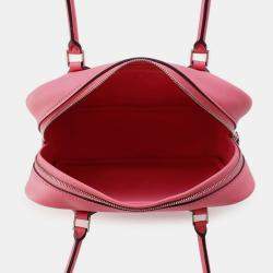 Hermes Rose Azalee Swift Leather Size Plume Bag