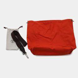 Pre Owned Hermes Groom Khaki/Fu Canvas Leather  Sac De Pansage Bag