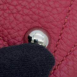 Hermes Ruby Taurillon Clemence Victoria 35 Bag