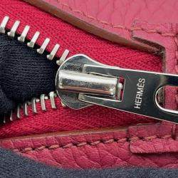 Hermes Ruby Taurillon Clemence Victoria 35 Bag