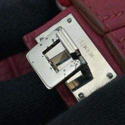 Hermes Ruby Taurillon Clemence Victoria 35 Bag