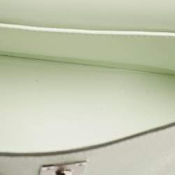 Hermès Vert Fizz Epsom Leather Palladium Finish Mini Kelly II Sellier 20 Bag