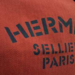 Pre Owned Hermes Red Fabric Aline Shoulder Bag