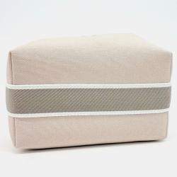 Pre Owned Hermes Beige Canvas Bride-a-Brac Case