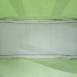 Hermes White Yellow Canvas And Leather Garden Party 30 Bag