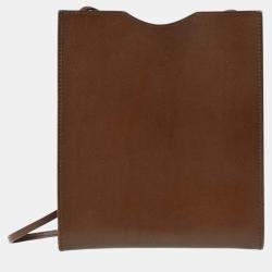 Pre Owned Hermès Havane Box Calf Onimaitou Pochette Shoulder Bag