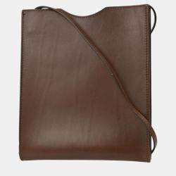 Pre Owned Hermès Havane Box Calf Onimaitou Pochette Shoulder Bag