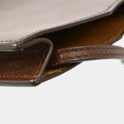 Pre Owned Hermès Havane Box Calf Onimaitou Pochette Shoulder Bag