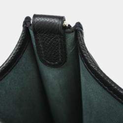 Pre Owned Hermes Black Epsom Evelyne TPM Shoulder Bag