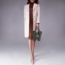 Hermes Noir Taurillon Clemence Leather Picotin Lock 18 Bag