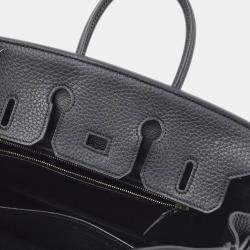 Hermes Black Togo Birkin 25 Handbag