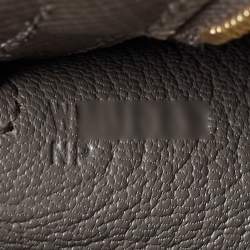 Pre Owned Hermes Etain Epsom Leather Gold Finish Kelly Sellier 25 Bag