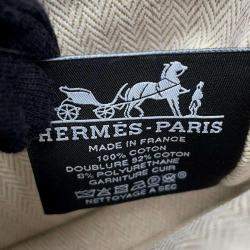 Hermes Marine Canvas Medium Pouch