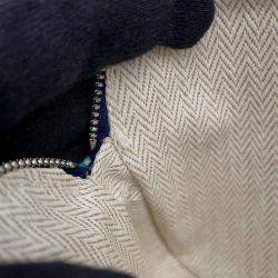 Hermes Marine Canvas Medium Pouch