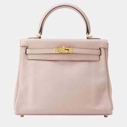 Hermes Glycine Swift Leather Kelly 25 Tote Bag