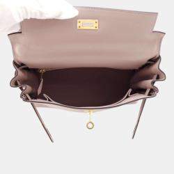 Hermes Glycine Swift Leather Kelly 25 Tote Bag