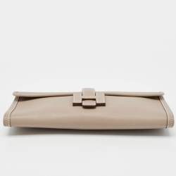 Hermes Argile Swift Leather Elan Jige 29 Clutch