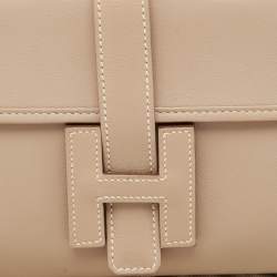 Hermes Argile Swift Leather Elan Jige 29 Clutch