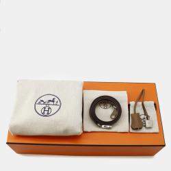 Hermes Marron Dobris Mouton Barenia Leather Kelly Teddy 35 Top Handle Bag