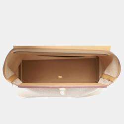 Hermes Sesame Canvas, Swift Leather 24/24 35 Bag