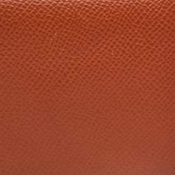 Hermès Terre Battue Epsom Leather Calvi Duo Card Holder