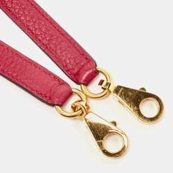 Hermes Rose Extreme Togo Leather Gold Finish Kelly Retourne 28 Bag