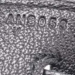 Hermes Black Togo Leather Palladium Finish Kelly Retourne 40 Bag
