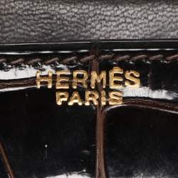 Hermes Brown Crocodile Vintage Constance 23 Bag