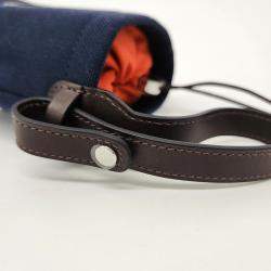 Hermes Blue Fabric Portable Dog Pouch Bag