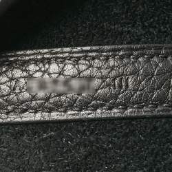 Pre Owned Hermes Noir Taurillon Clemence Leather Picotin Lock 22 Bag