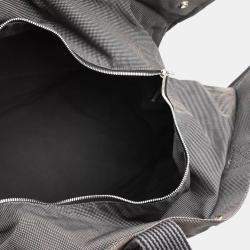 Pre Owned Hermes Gray Canvas Herline Tote Bag