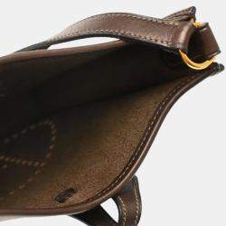 Hermes Havane Barenia Evelyne TPM Shoulder Bag