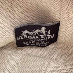Hermes Hibiscus Canvas PM Bride-A-Brac Pouch Bag