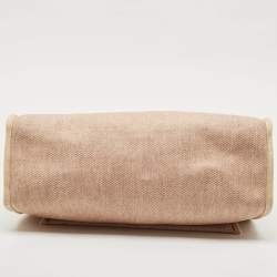 Hermès Marron Fonce Toile Canvas and Leather Herbag 31 Bag