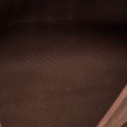 Hermès Marron Fonce Toile Canvas and Leather Herbag 31 Bag