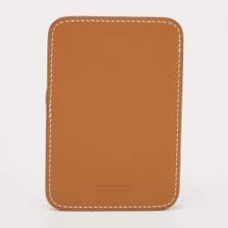 Hermès Gold Swift Leather Walrus MagSafe Card Holder