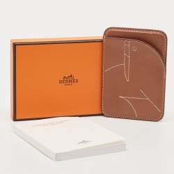 Hermès Gold Swift Leather Walrus MagSafe Card Holder