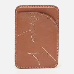 Hermès Gold Swift Leather Walrus MagSafe Card Holder