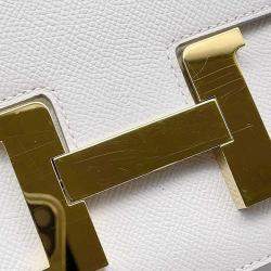 Hermes Grease Pail Epsom Leather Constance 24 Shoulder Bag