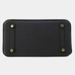 Hermes Black Togo Leather Gold Finish Birkin 25