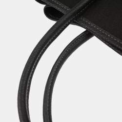 Pre Owned Hermes Black Toile Garden Party TPM Tote Bag