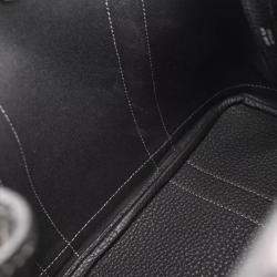 Pre Owned Hermes Black Toile Garden Party TPM Tote Bag
