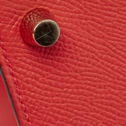 Hermes Rose Jaipur Epsom Leather Gold Finish Kelly Sellier 28 Bag