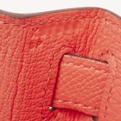 Hermes Rose Jaipur Epsom Leather Gold Finish Kelly Sellier 28 Bag