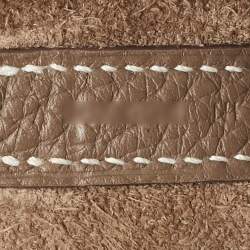 Hermes Taupe Taurillon Clemence Leather Picotin Lock 18 Bag
